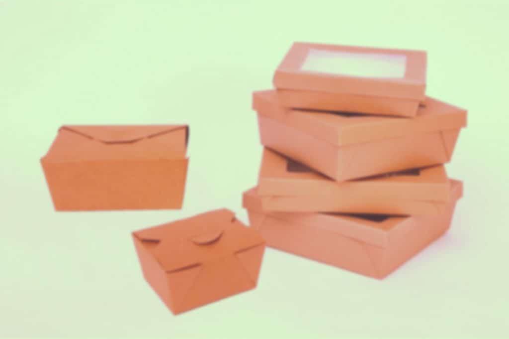 Envases de cartón para alimento en viajes