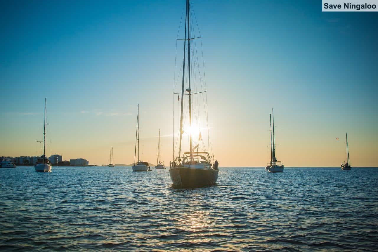 ibiza, sunset, yachts